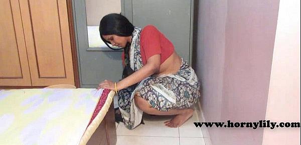  Indian maid with no panties